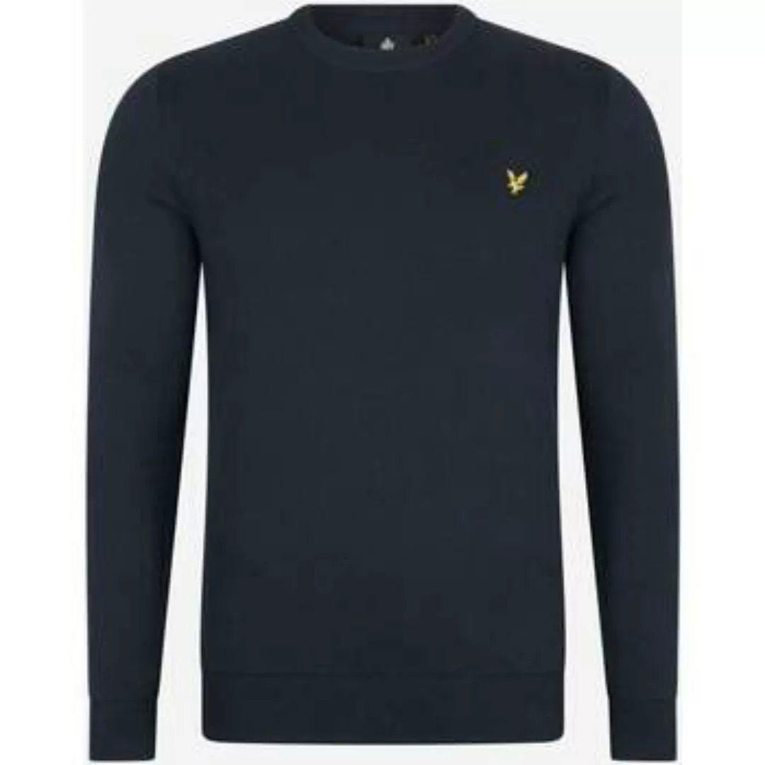 Lyle & Scott  Pullover Rundhalspullover aus Baumwolle - Dunkelblau günstig online kaufen