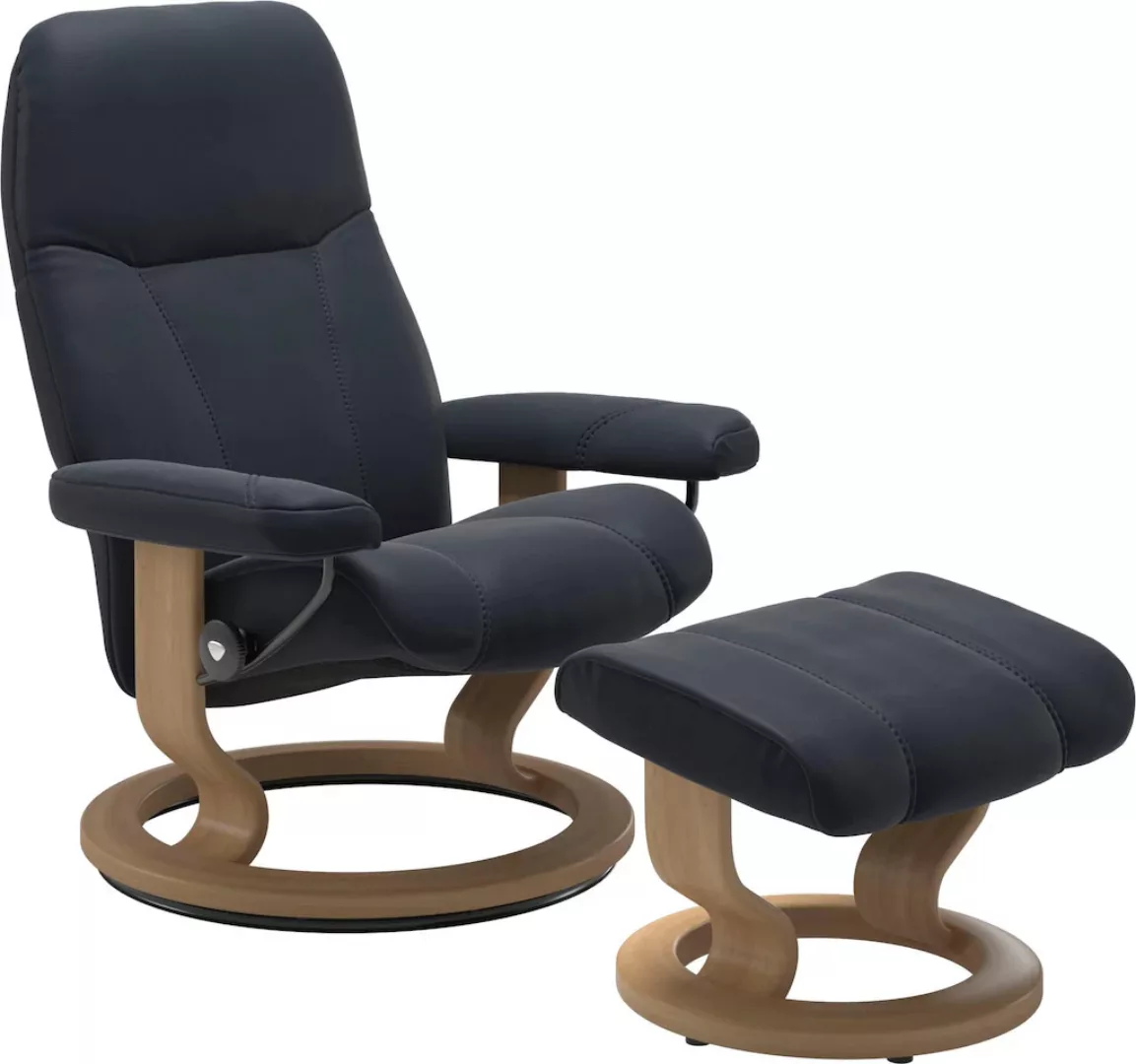 Stressless Relaxsessel "Consul", (Set, Relaxsessel mit Hocker), mit Hocker, günstig online kaufen