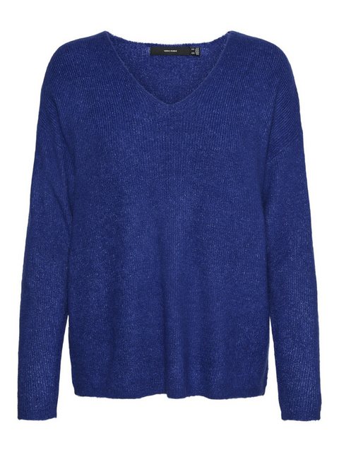 Vero Moda V-Ausschnitt-Pullover VMCREWLEFILE (1-tlg) günstig online kaufen