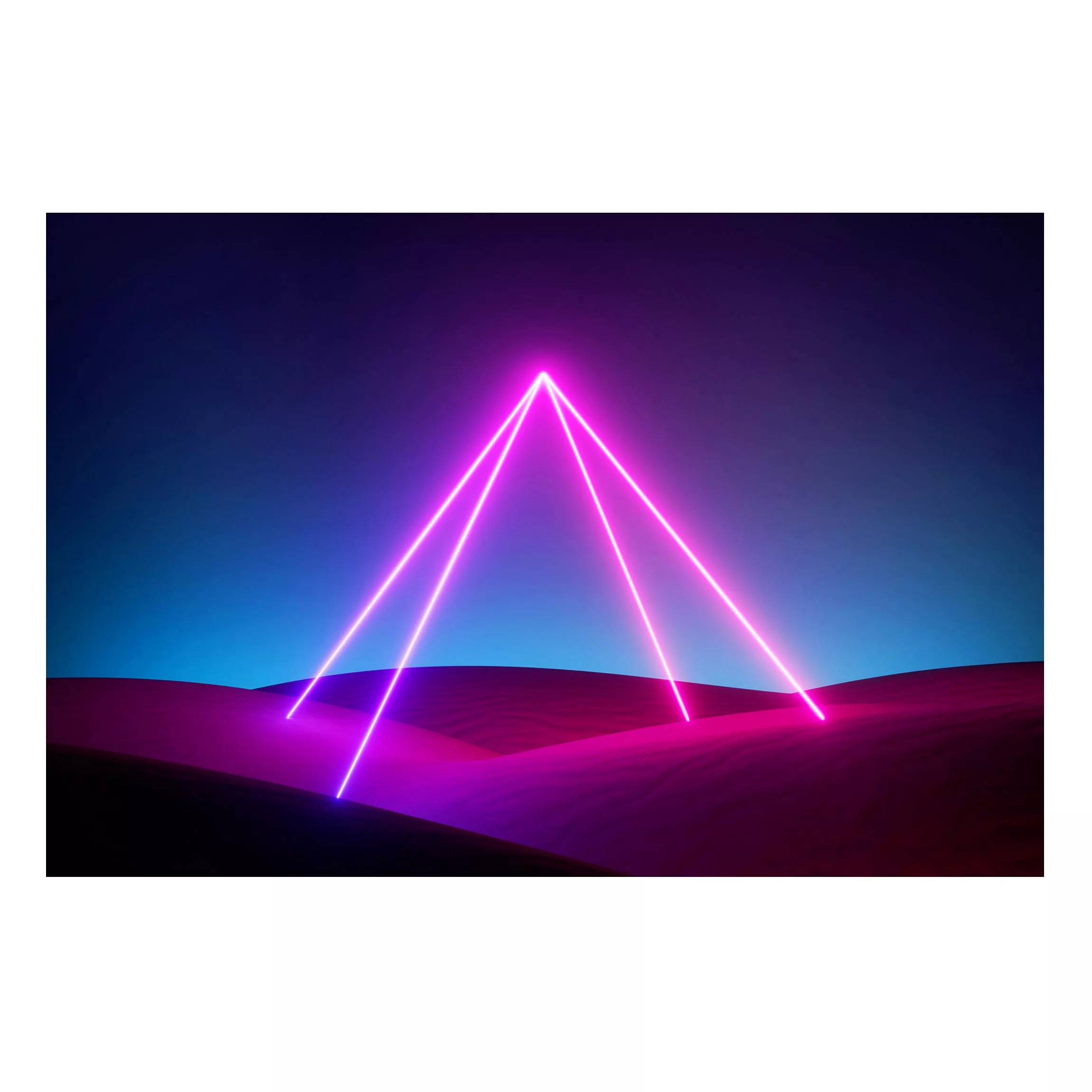 Magnettafel Neon Light Pyramid günstig online kaufen