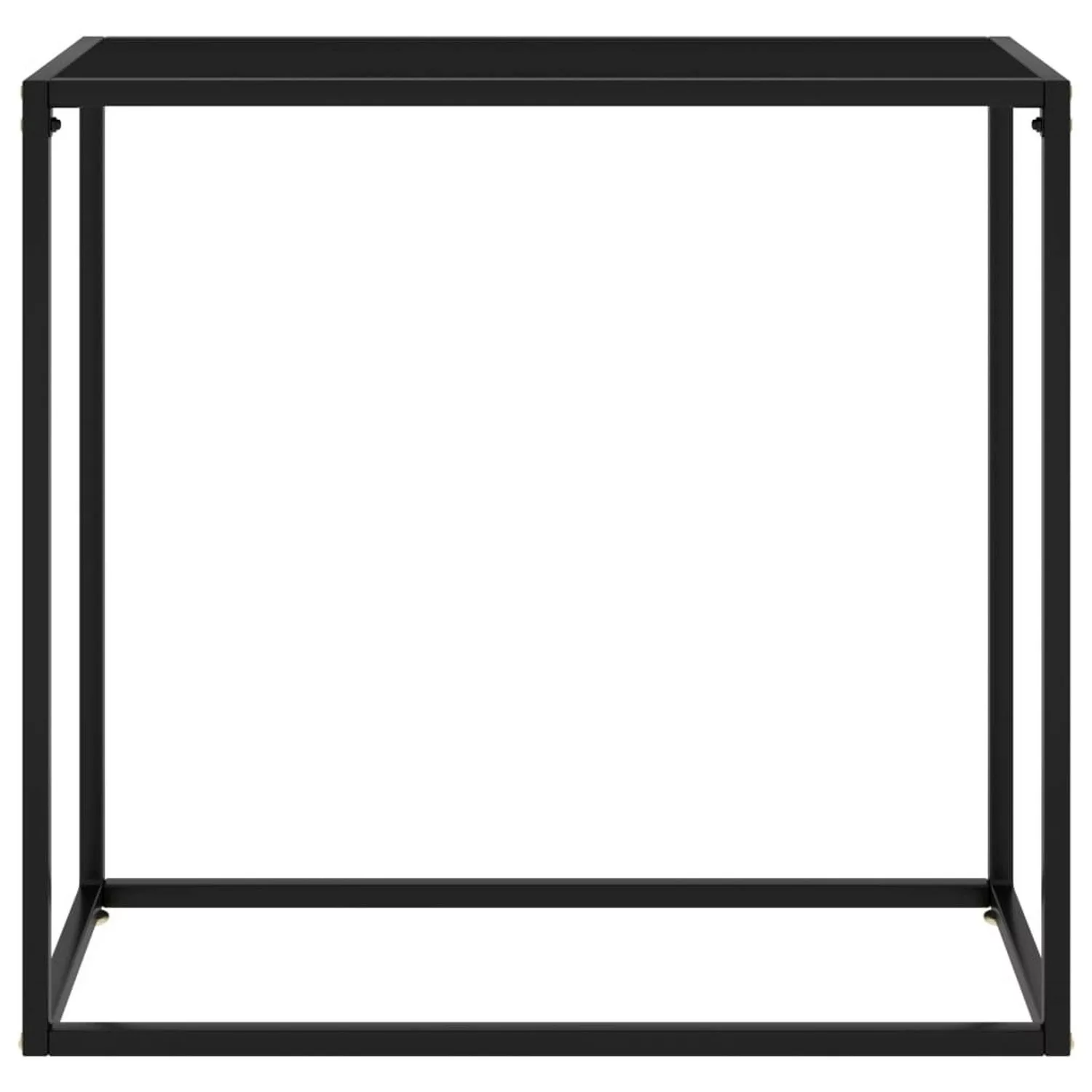 Konsolentisch Schwarz 80x35x75 Cm Hartglas günstig online kaufen