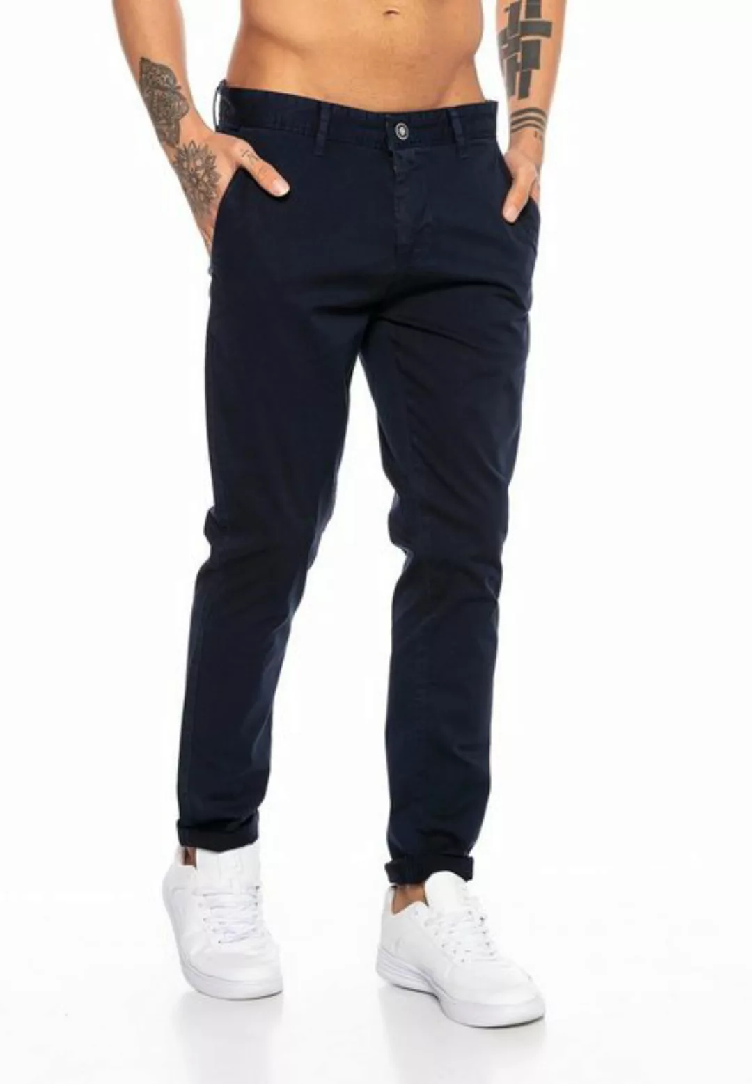 RedBridge Jeanshemd Red Bridge Herren Hose Chino Pants Navy Blau W30L32 vie günstig online kaufen