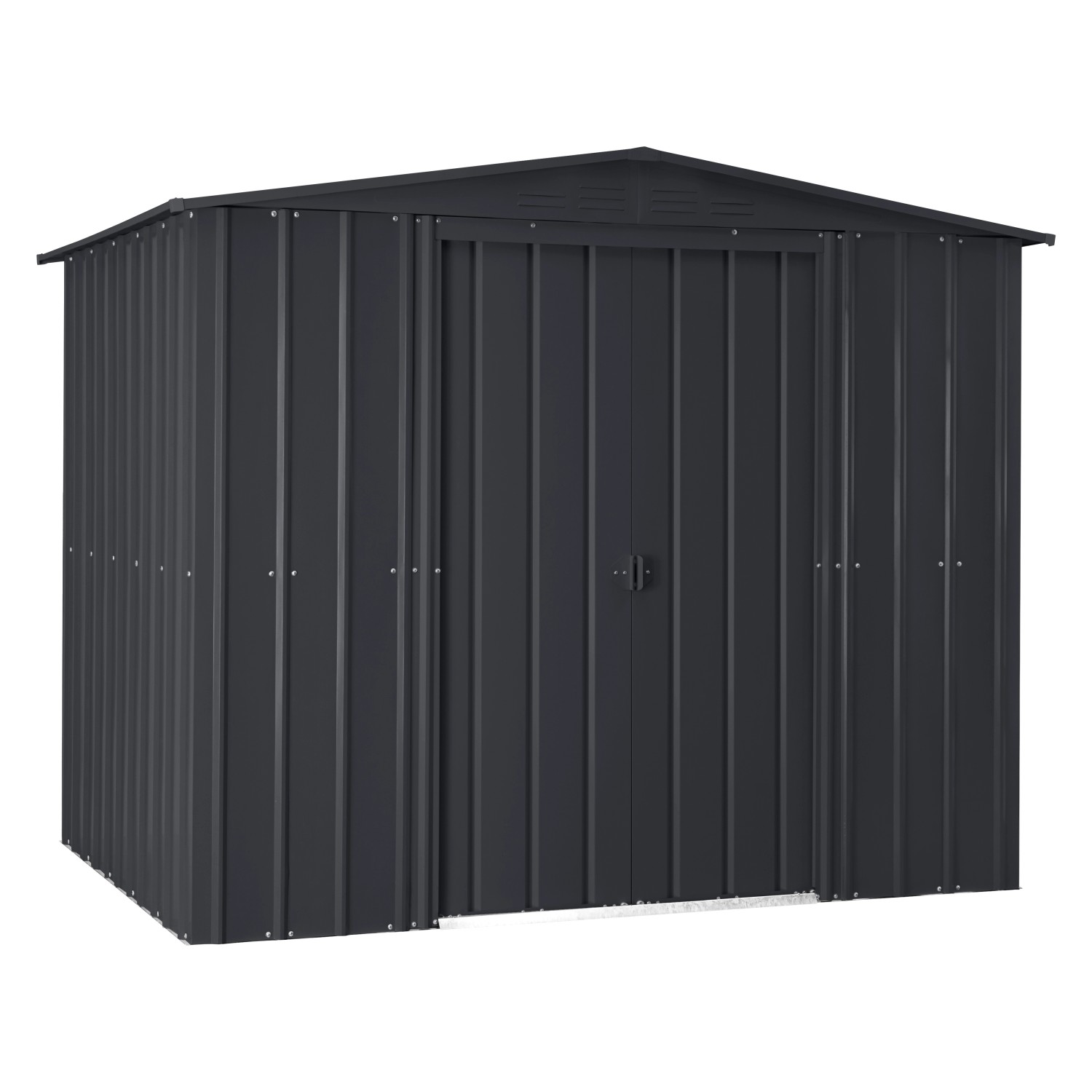 Globel Metall-Gerätehaus Gartenmanager Dream 86 Anthrazit B x T: 245 cm x 1 günstig online kaufen