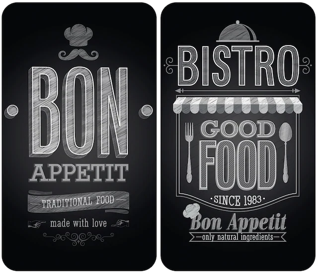 Maximex Herd-Abdeckplatte »Universal Modell Bon Appetit«, (Set, 2 tlg.), He günstig online kaufen