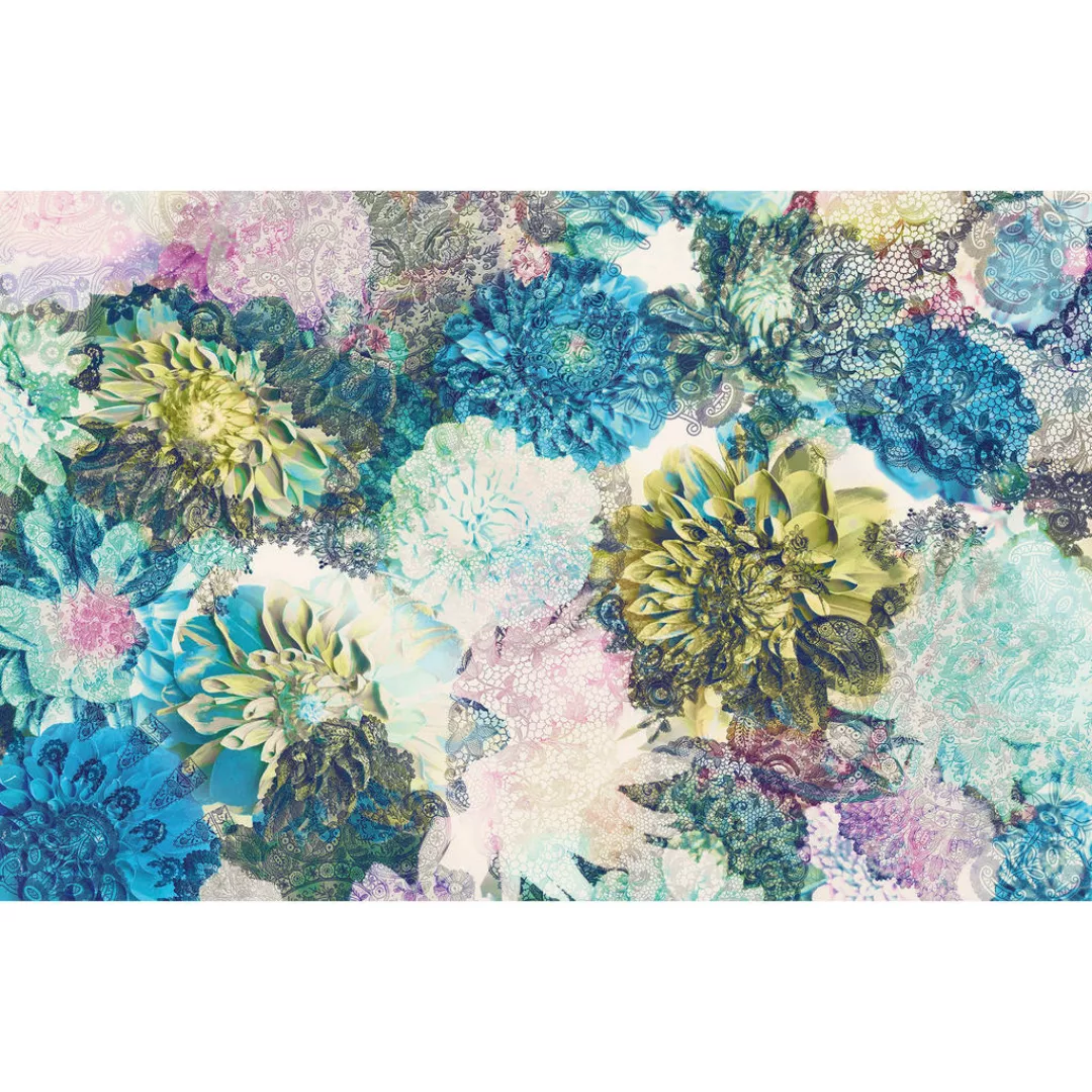 Komar Vliestapete »Frisky Flowers«, 400x260 cm (Breite x Höhe) günstig online kaufen