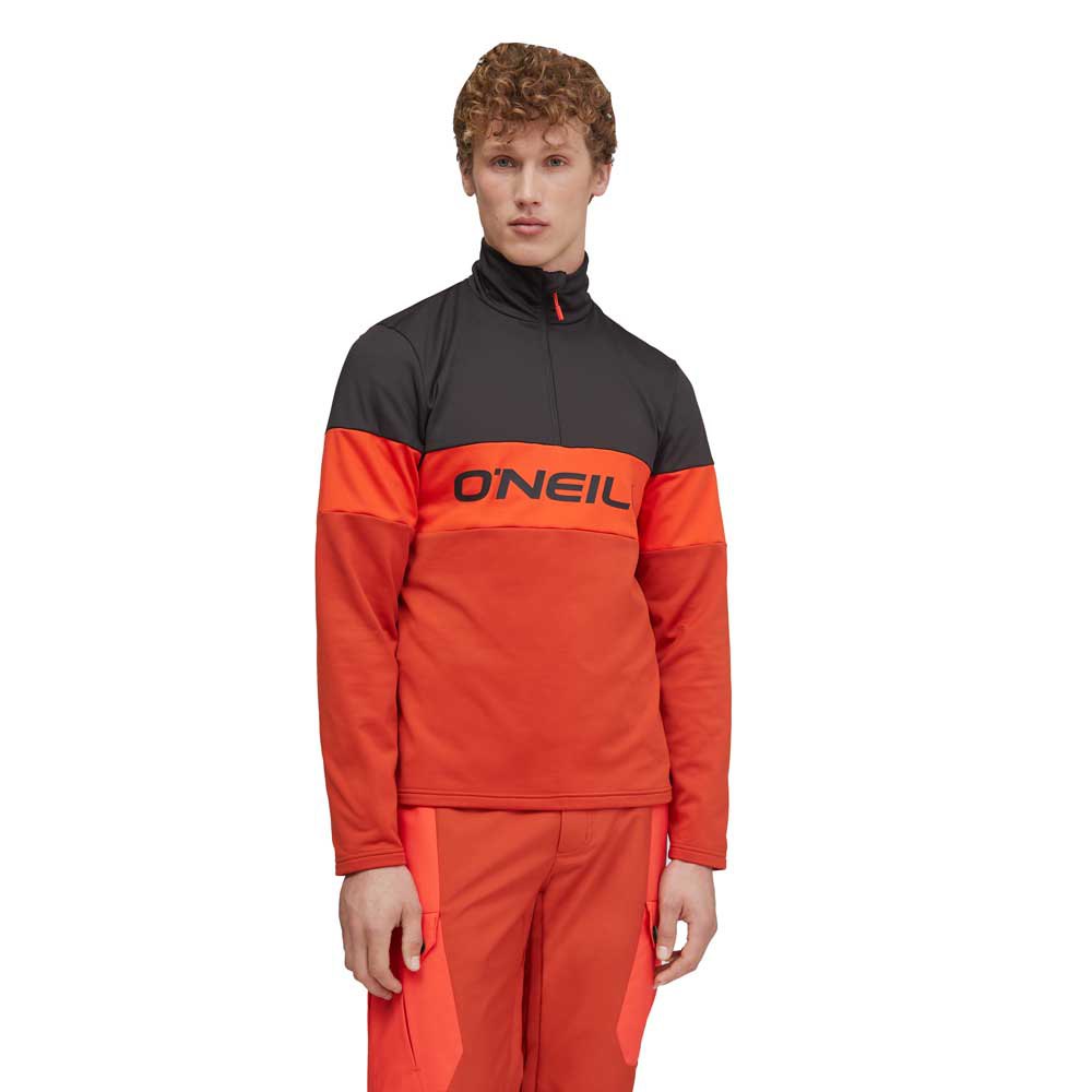 O´neill Clime Colorblock Fleece Mit Halbem Reißverschluss S Cherry Tomato günstig online kaufen