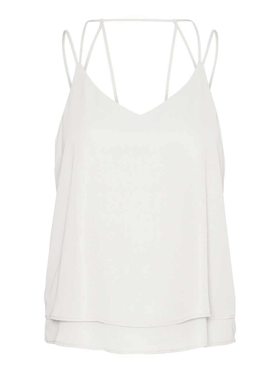 Vero Moda Poel Singlet Ärmelloses T-shirt XS Cloud Dancer günstig online kaufen