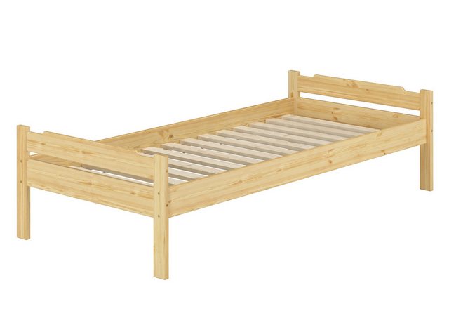 ERST-HOLZ Bett Einzelbett Kiefer massiv 90x200 - Zubehör wählbar, Kieferfar günstig online kaufen