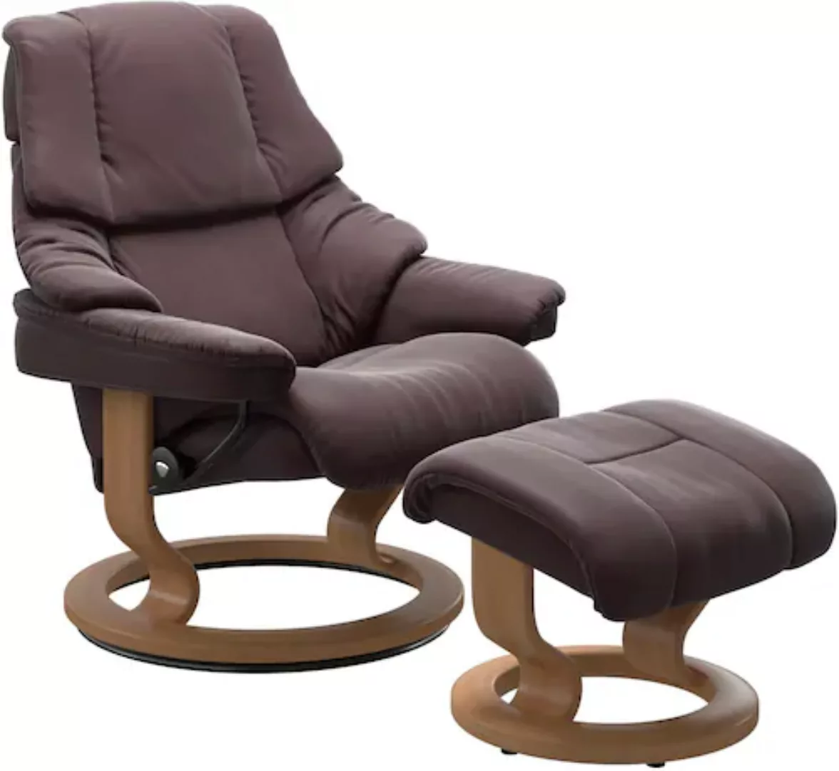 Stressless Fußhocker "Reno", mit Classic Base, Gestell Eiche günstig online kaufen