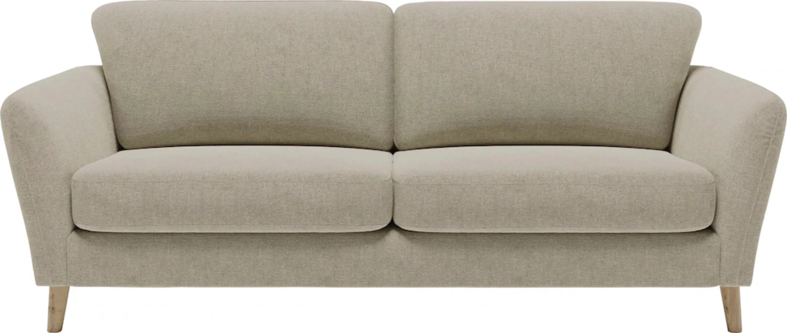 Home affaire 3-Sitzer "MARSEILLE 3er Sofa 206 cm, Cord, Flachgewebe, Strukt günstig online kaufen