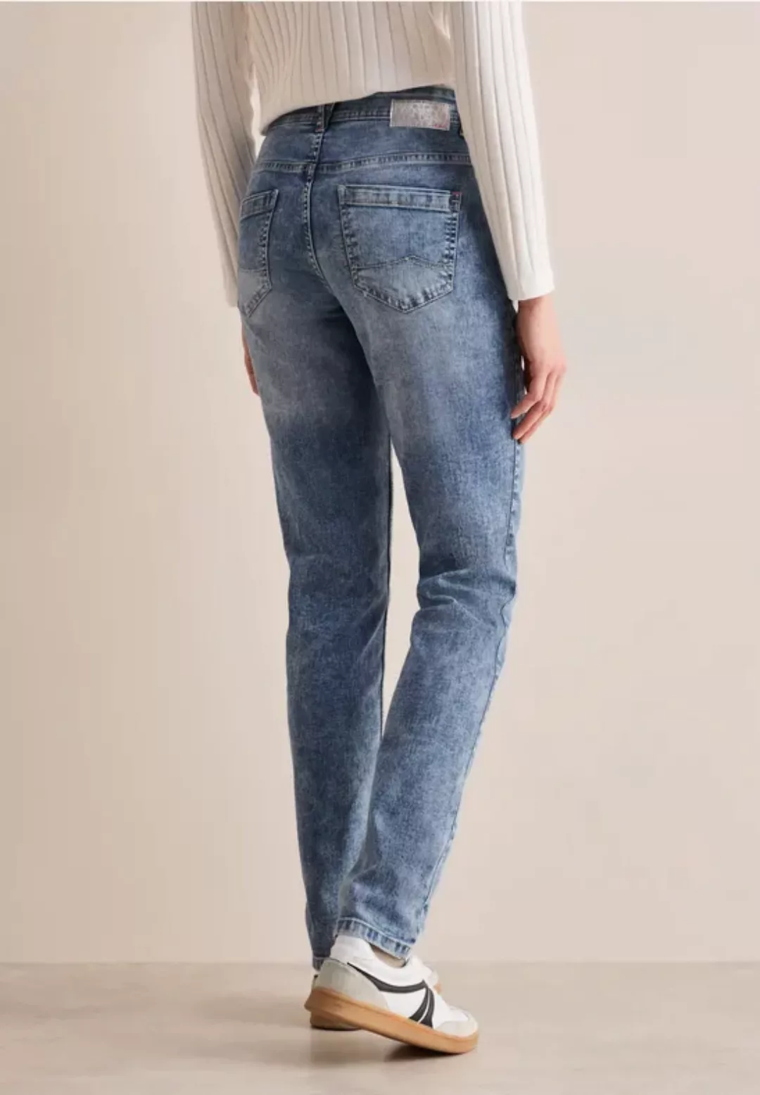 Cecil 5-Pocket-Jeans – Casual Fit Style NOS Scarlett Light Blue günstig online kaufen