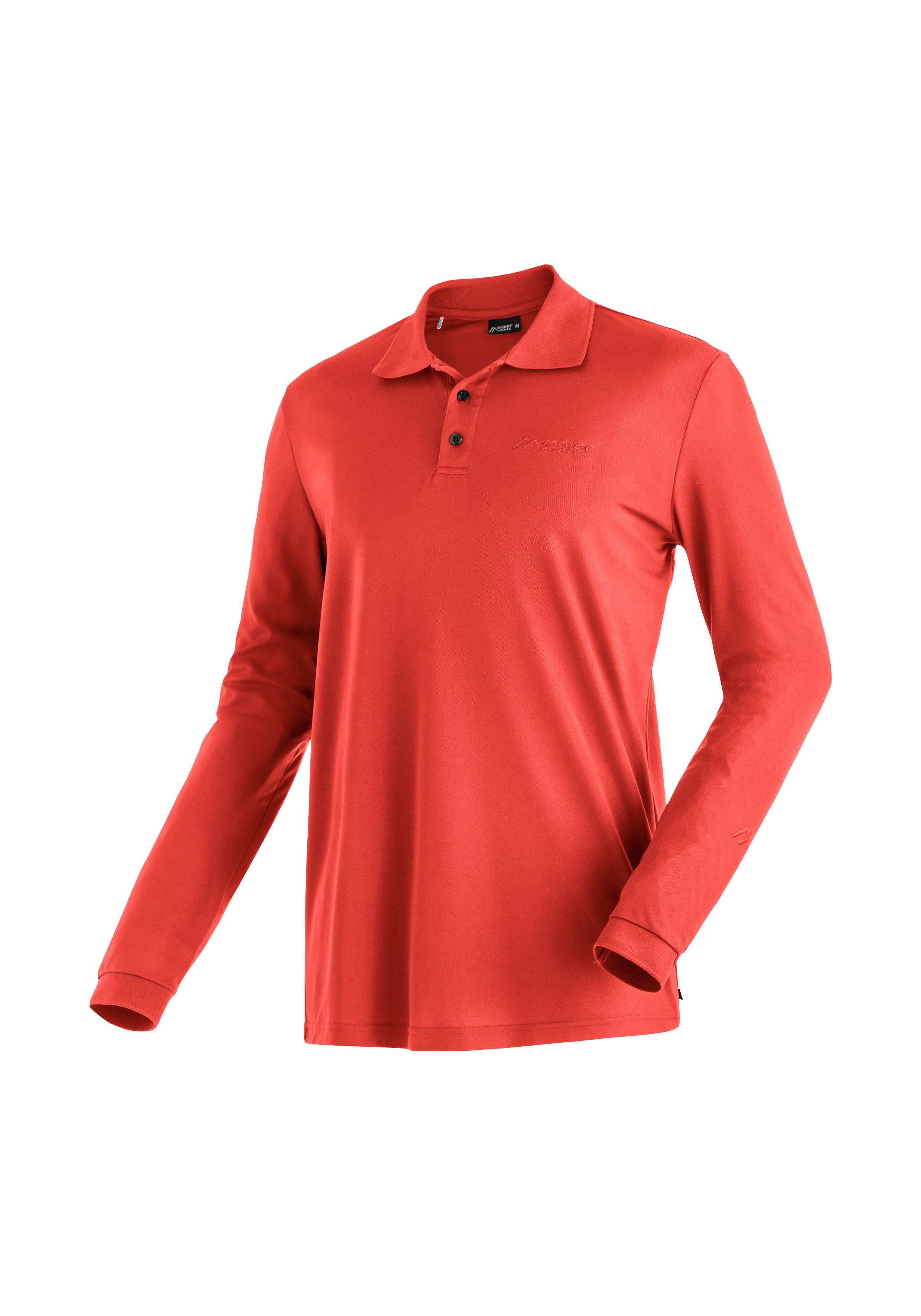 Maier Sports Poloshirt "Ulrich L/S", Herren Funktionsshirt, langarm Freizei günstig online kaufen