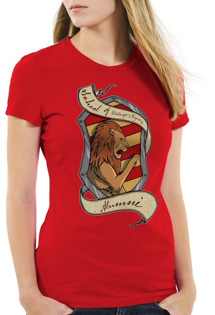 style3 T-Shirt Haus Löwe Hut harry schule zauberei feuer potter hogwarts günstig online kaufen