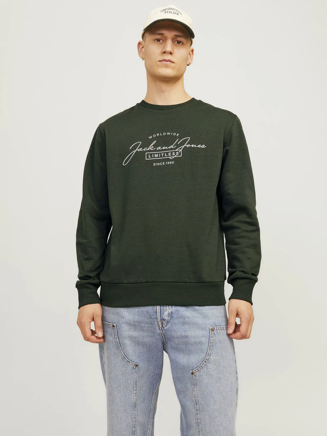 Jack & Jones Sweatshirt JJFERRIS SWEAT CREW NECK günstig online kaufen