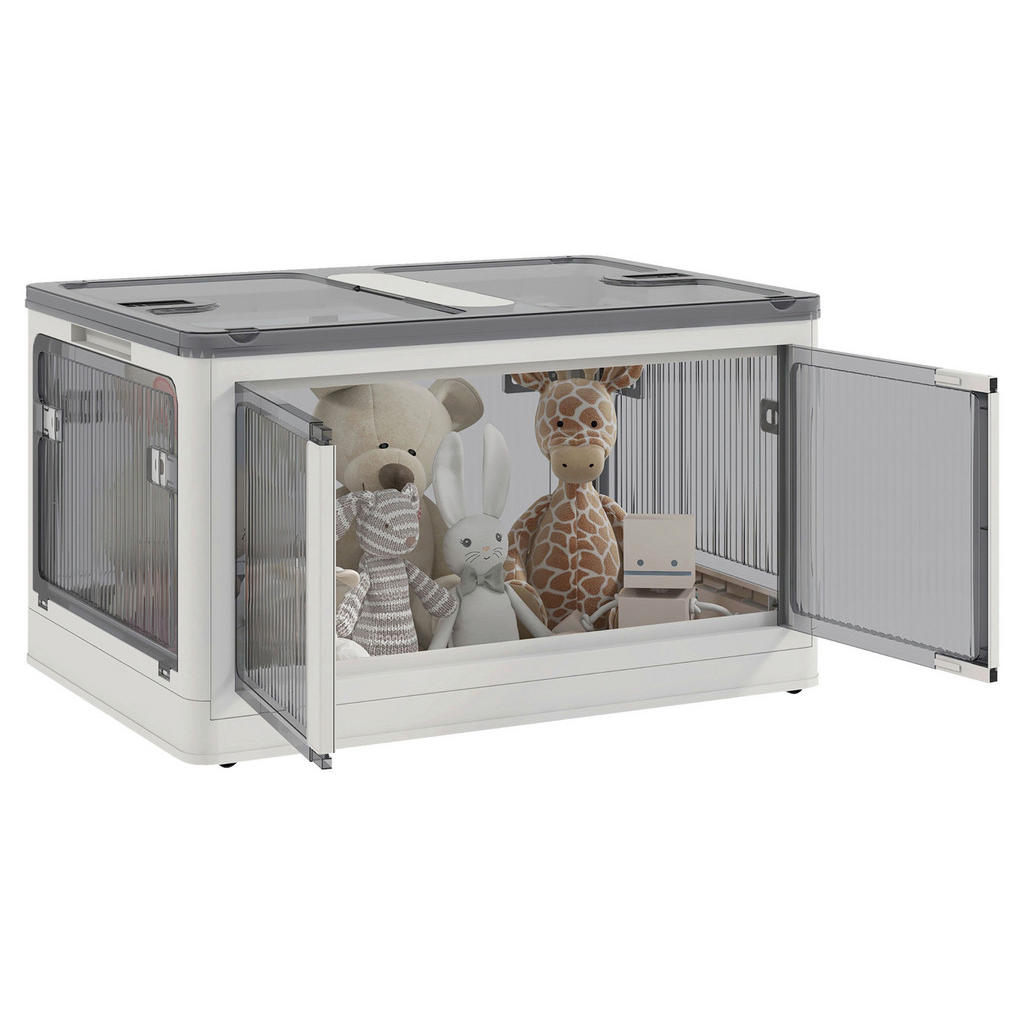 HOMCOM Aufbewahrungsbox weiß B/H/L: ca. 47x67x38 cm günstig online kaufen