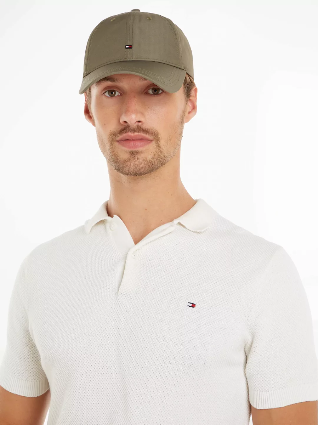 Tommy Hilfiger Baseball Cap "TH FLAG POLY 6 PANEL CAP", mit Loggoflagge günstig online kaufen