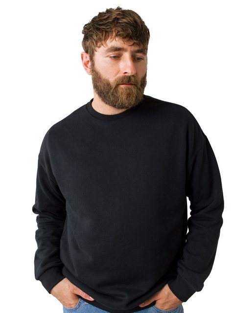 HONEST BASICS Sweatshirt mit Rundhalsausschnitt aus OCS zertifizerter Bio-B günstig online kaufen