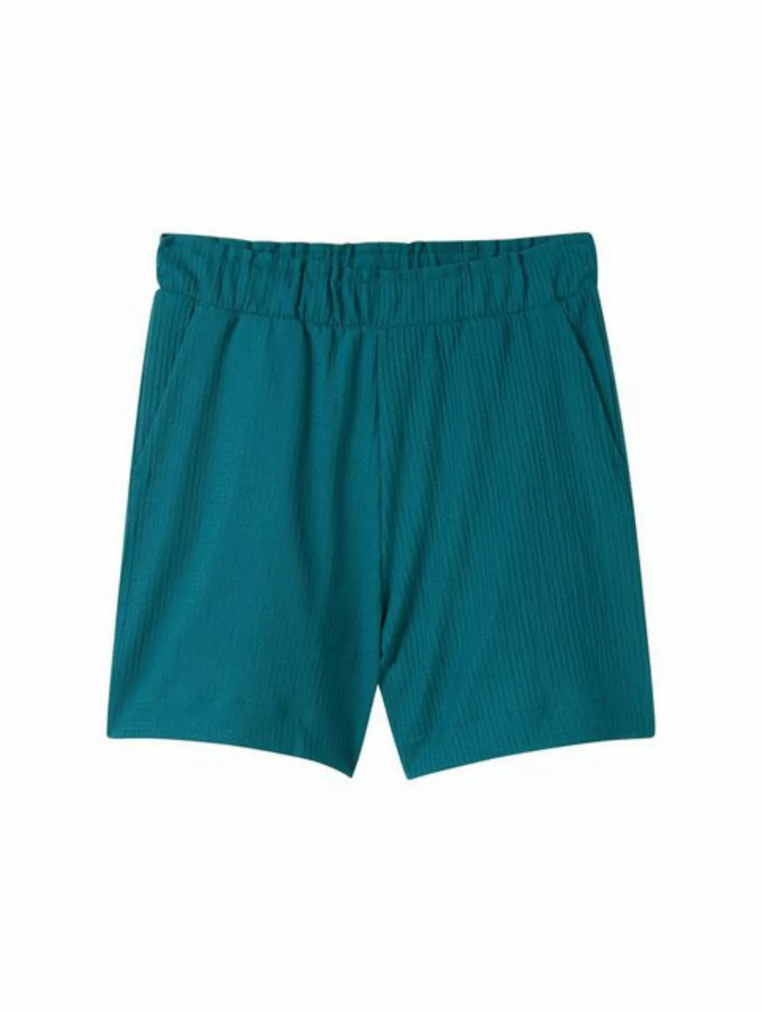 TOM TAILOR Denim Stoffhose easy structured shorts, rough green günstig online kaufen