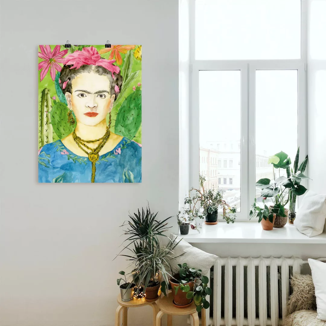 Artland Wandbild "Frida Kahlo II", Bilder von Frauen, (1 St.), als Alubild, günstig online kaufen