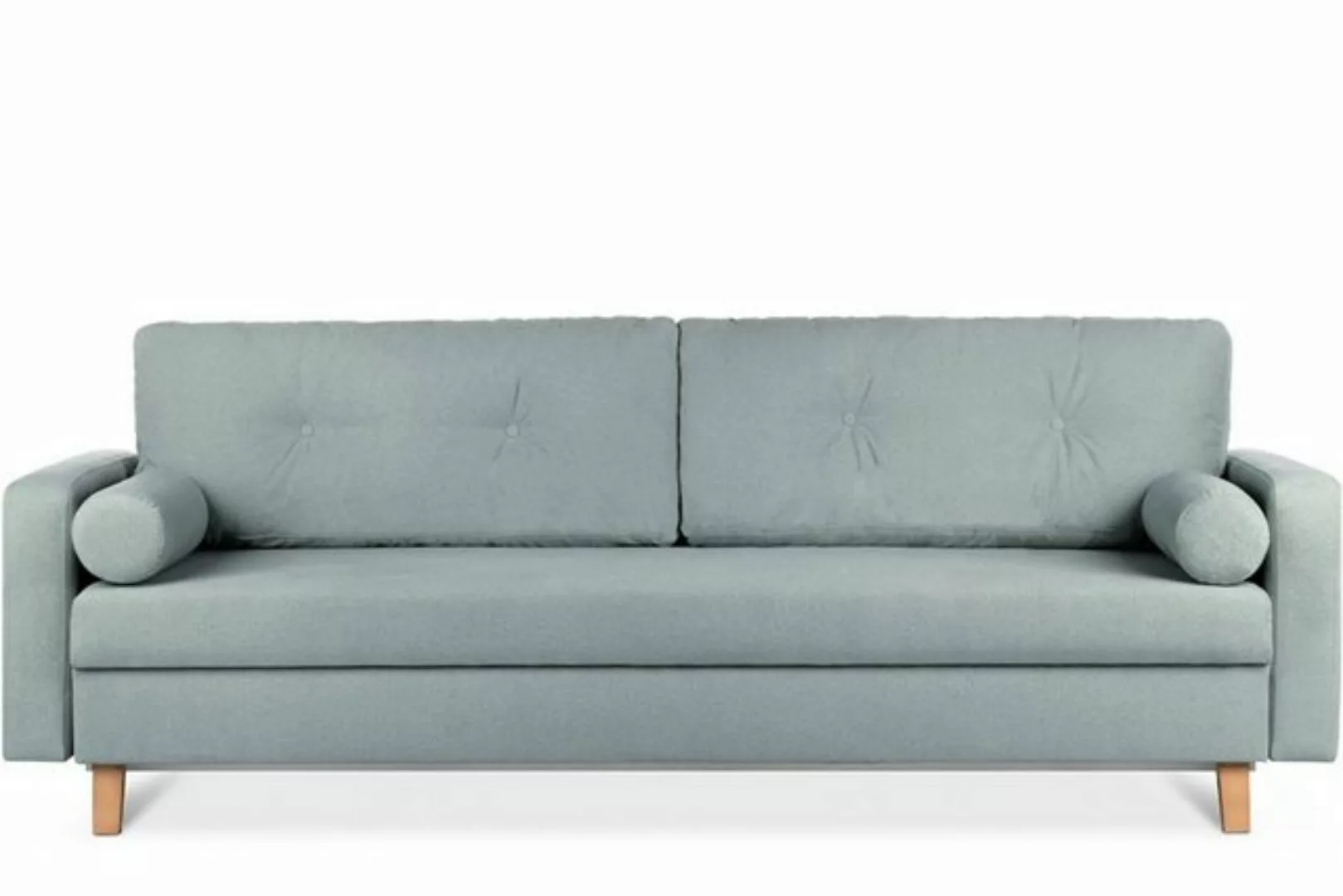 KONSIMO® Schlafsofa ERISO Sofa 3-Personen, ausziehbare Liegfläche 196x150 c günstig online kaufen