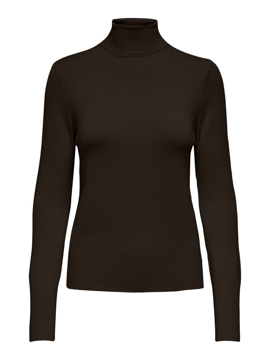 ONLY Rollkragen Strickpullover Damen Braun günstig online kaufen