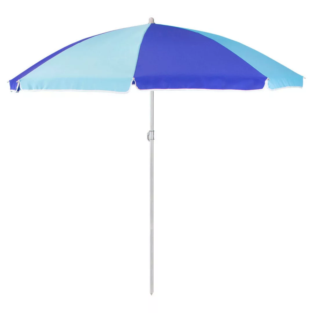 AXI Sonnenschirm blau Kunststoff H/D: ca. 175x125 cm günstig online kaufen