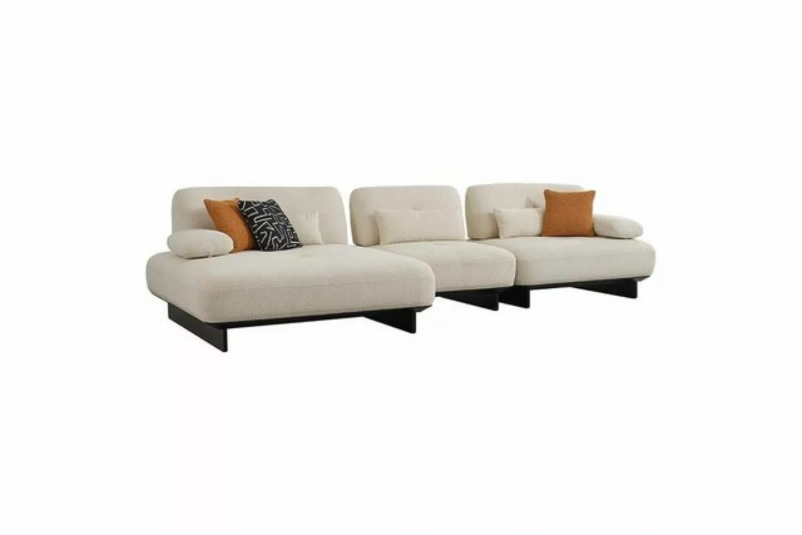 JVmoebel Ecksofa Wohnzimmer Textil Sofa Luxuriöse L-Form Couch Ecksofa Desi günstig online kaufen