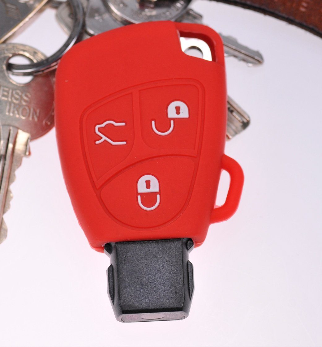 mt-key Schlüsseltasche Autoschlüssel Softcase Silikon Schutzhülle günstig online kaufen
