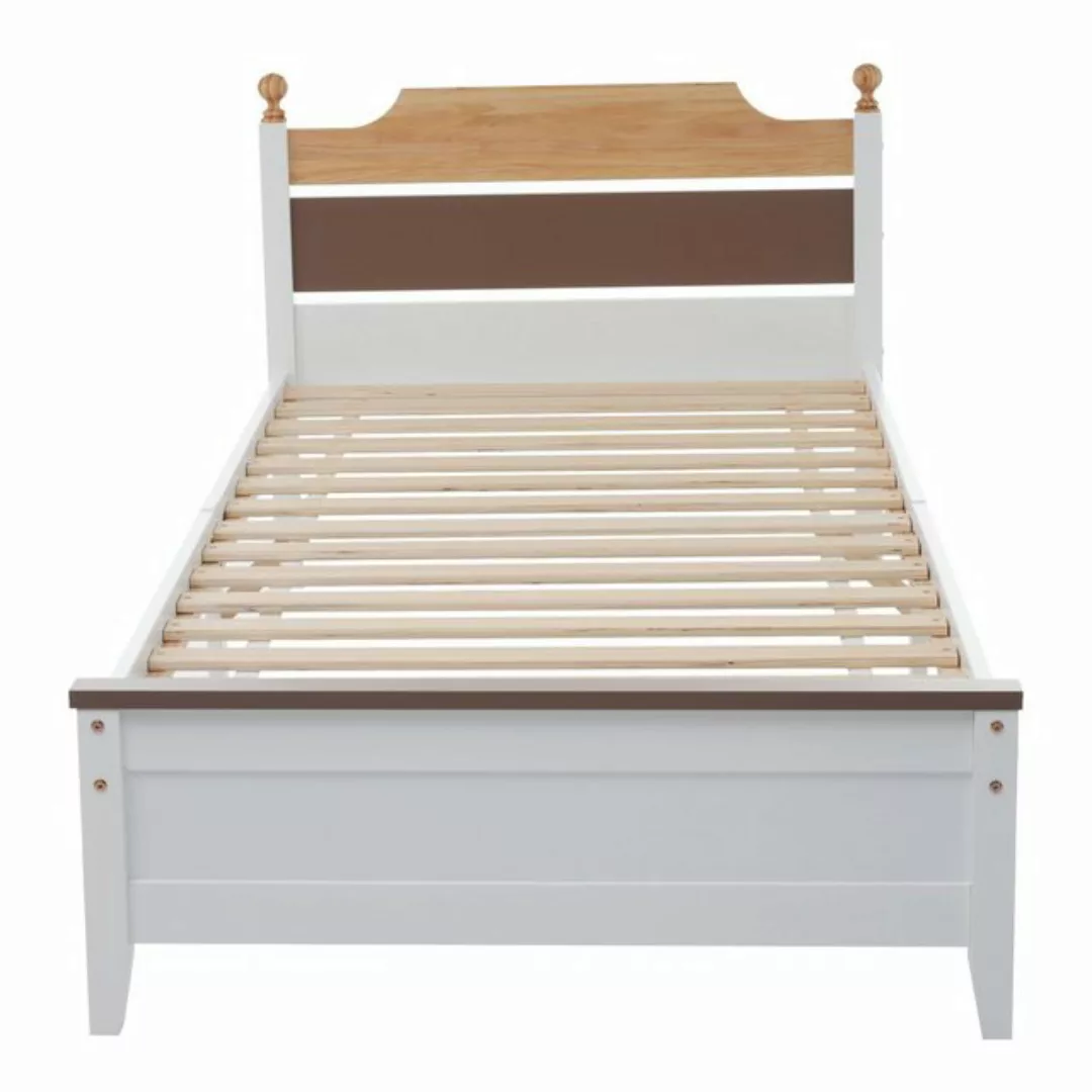 HAUSS SPOLE Holzbett Einzelbett Holzbett Bettrahmen Kinderbett Jugendbett ( günstig online kaufen