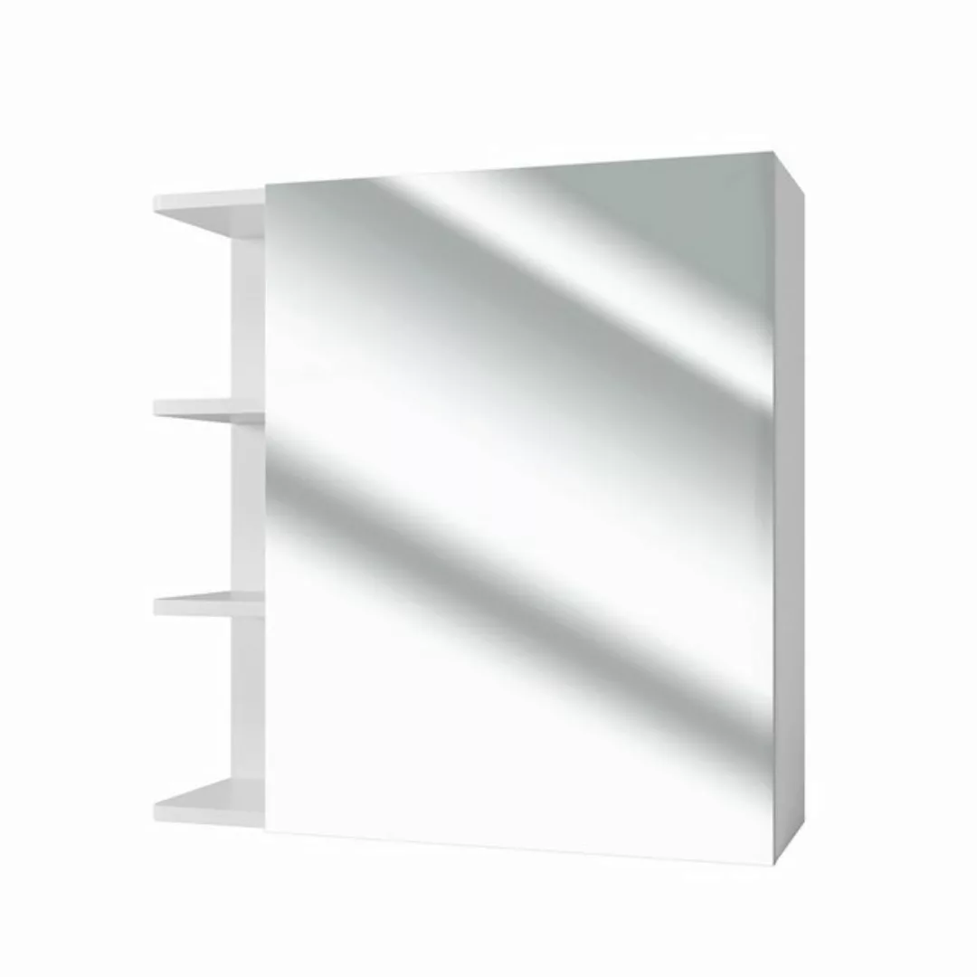 Vicco Badezimmerspiegelschrank Fynn, Weiß, 62 x 64 cm günstig online kaufen