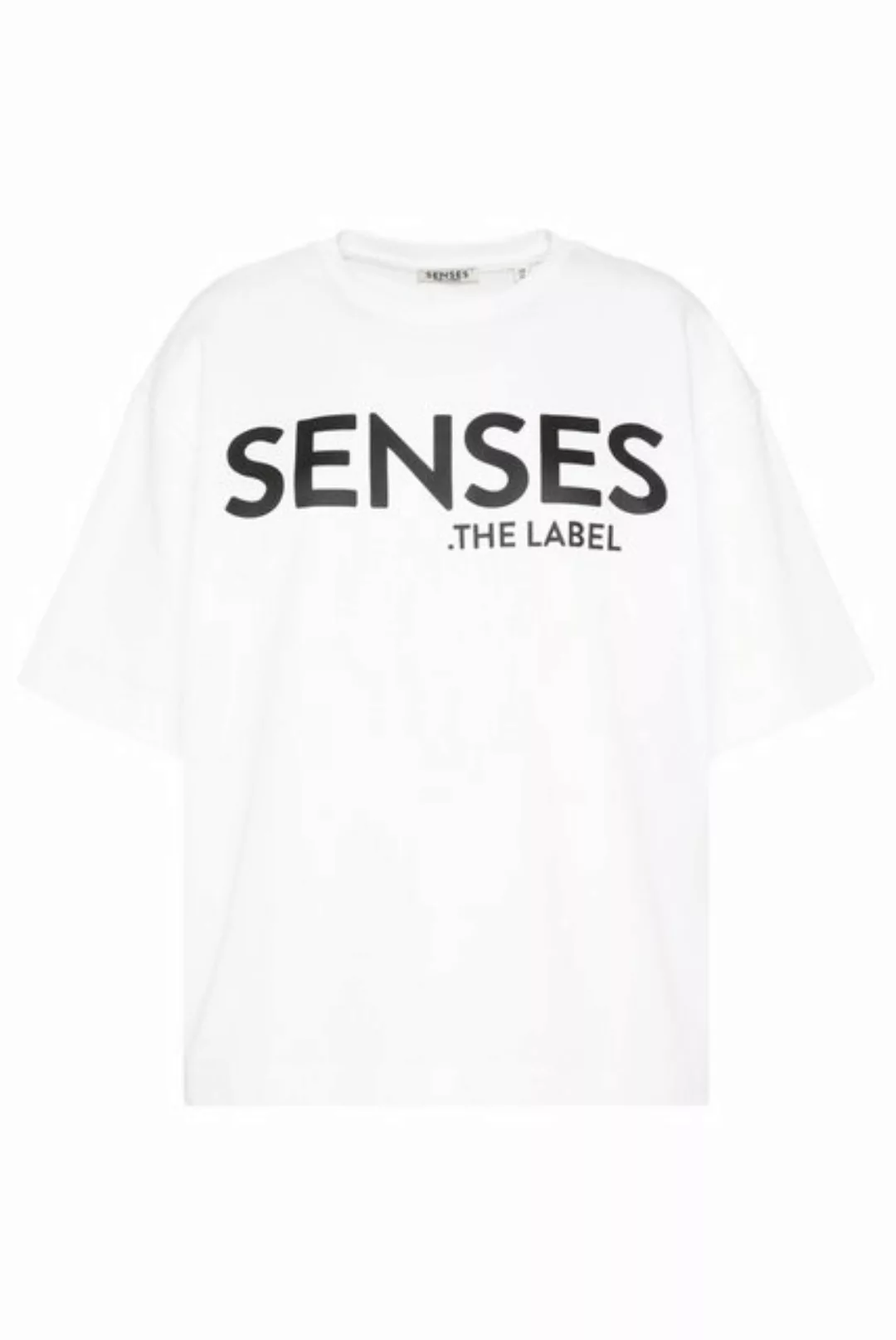 SENSES.THE LABEL Rundhalsshirt aus Baumwolle günstig online kaufen