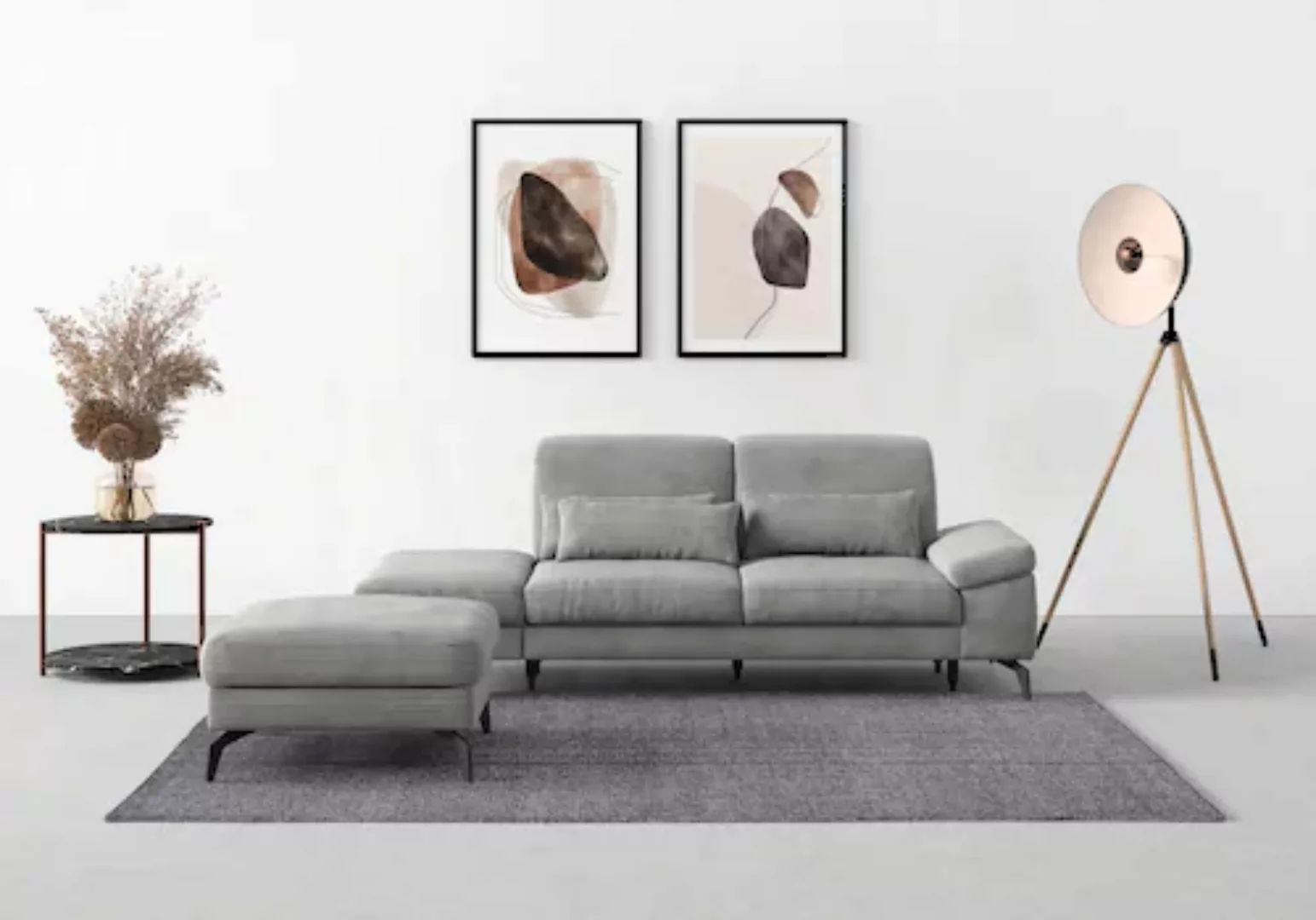 sit&more Recamiere "Cabana", Breite 220 cm, wahlweise mit Sitztiefen- und K günstig online kaufen