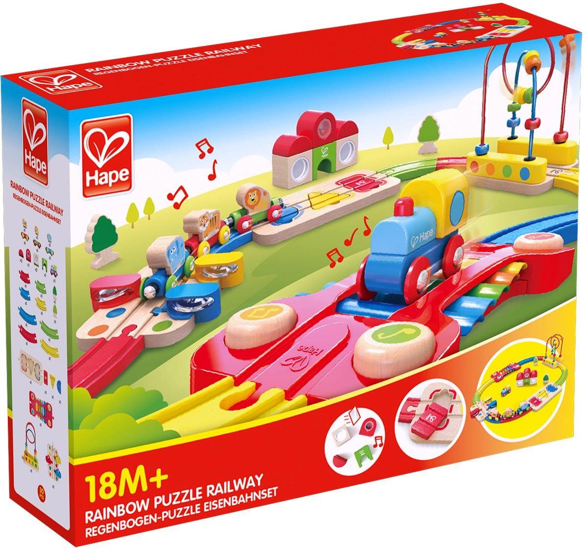 Hape Spielzeug-Eisenbahn Regenbogen-Puzzle Eisenbahnset, (Set), aus günstig online kaufen