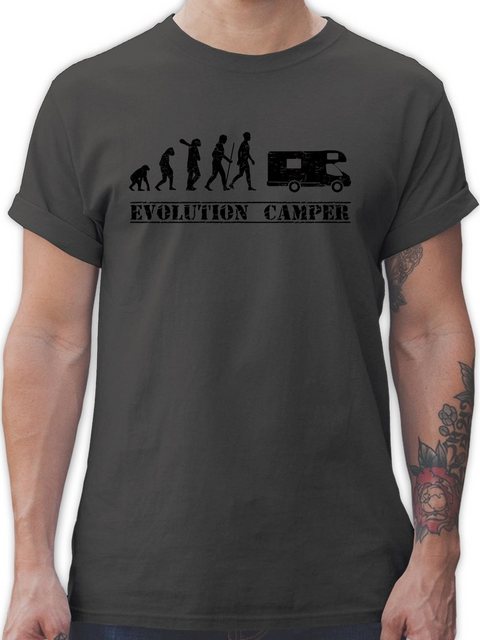 Shirtracer T-Shirt Evolution Camper Evolution Outfit günstig online kaufen