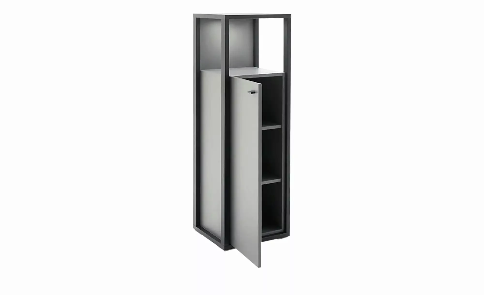 MCA furniture Vitrine Highboard Luxor klein, Royal Grey / anthrazit, LED Be günstig online kaufen