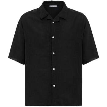 Dandalo  Hemdbluse Leon Oversize Lapel Collar Short Sleeve Shirt günstig online kaufen