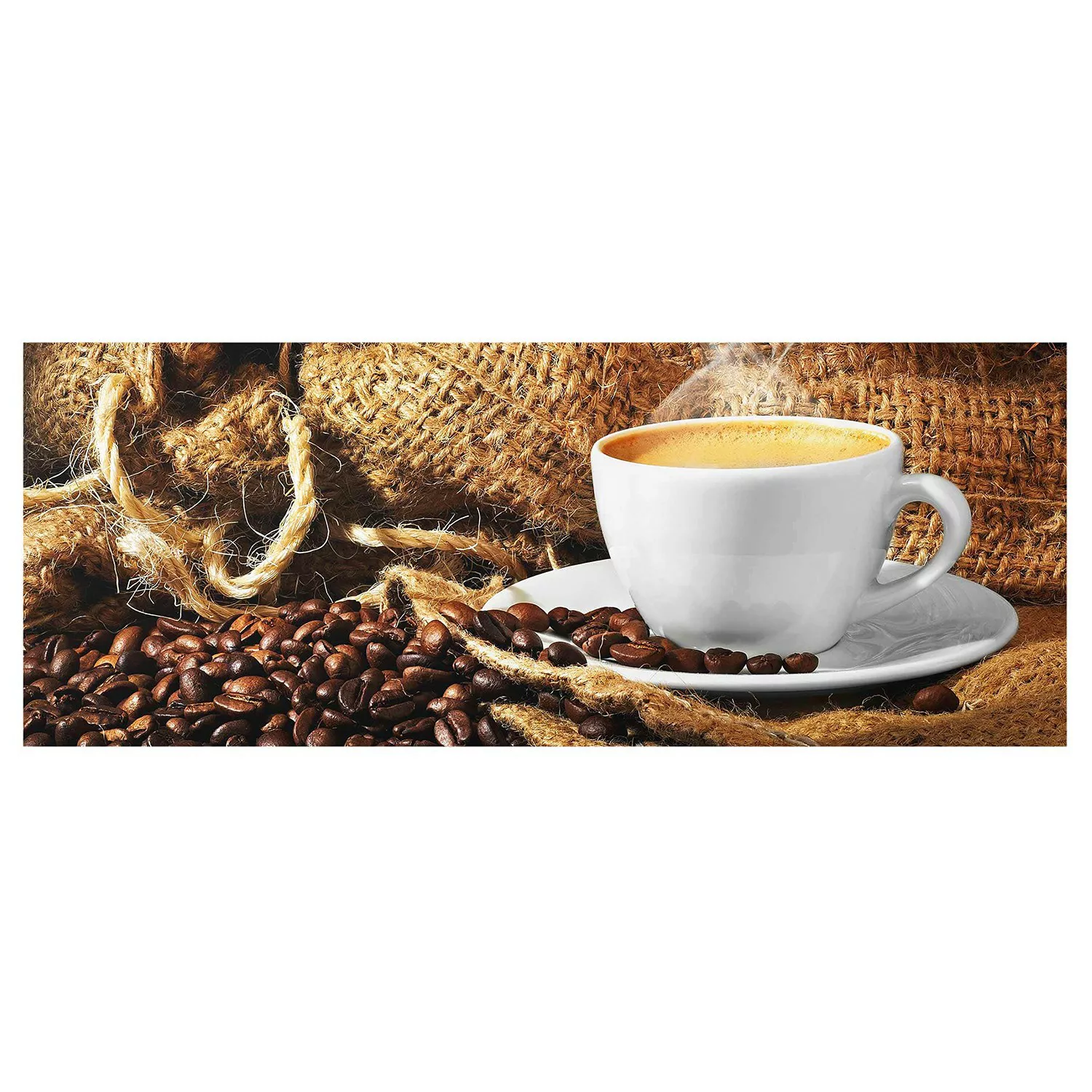 home24 Glasbild Kaffee am Morgen günstig online kaufen