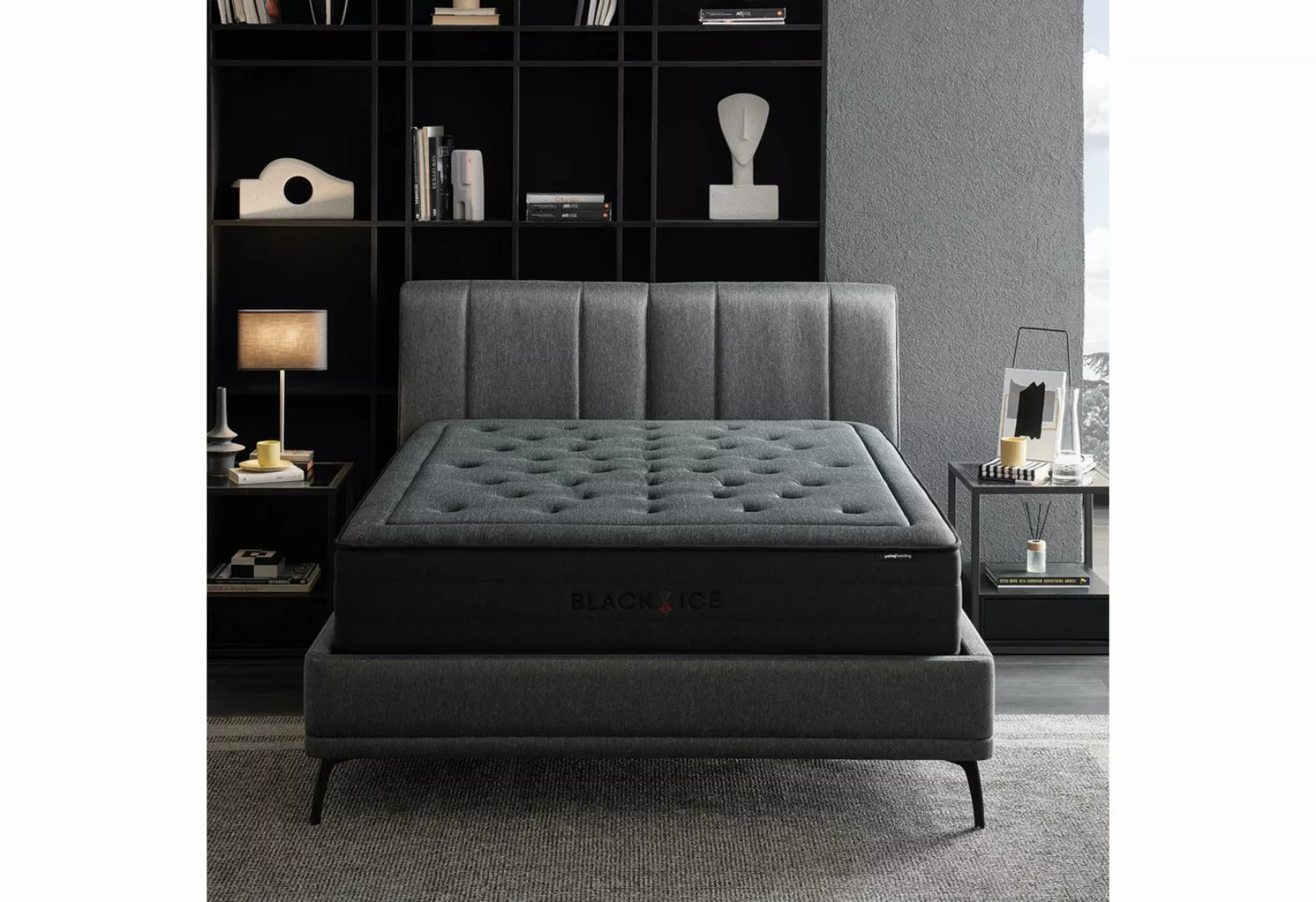 Pointhome Boxspringbett Set, Yatas Bedding Black Ice, Schlafzimmerbett, Dop günstig online kaufen