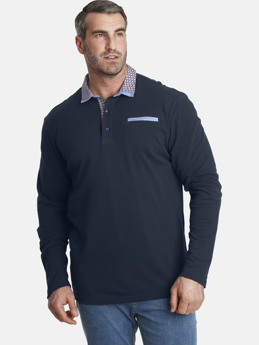 Charles Colby Langarm-Poloshirt "Langarm-Poloshirt EARL CHAD" günstig online kaufen