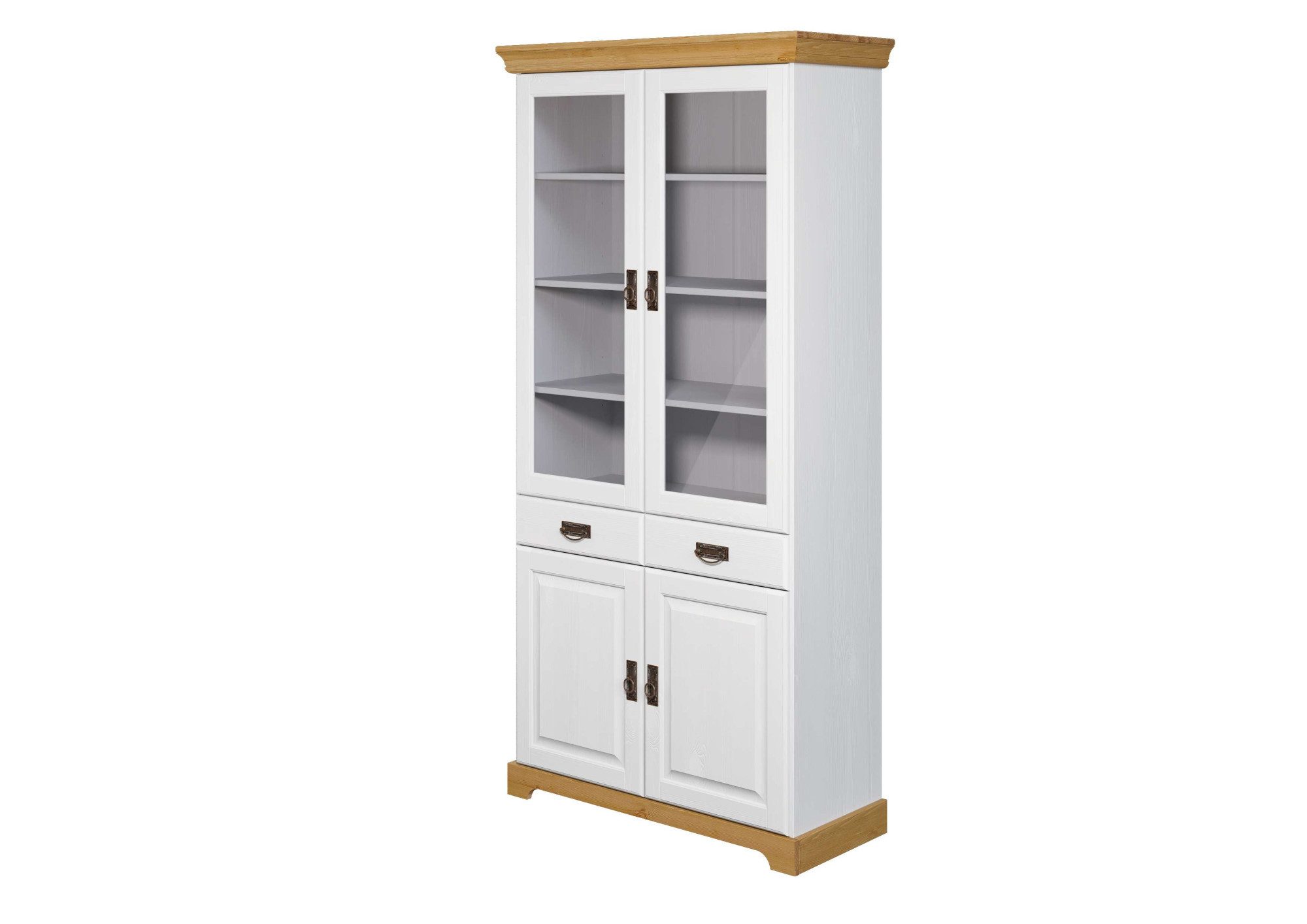 Home affaire Vitrine "Rügen", zertifiziertes Massivholz, Höhe 192 cm, im La günstig online kaufen
