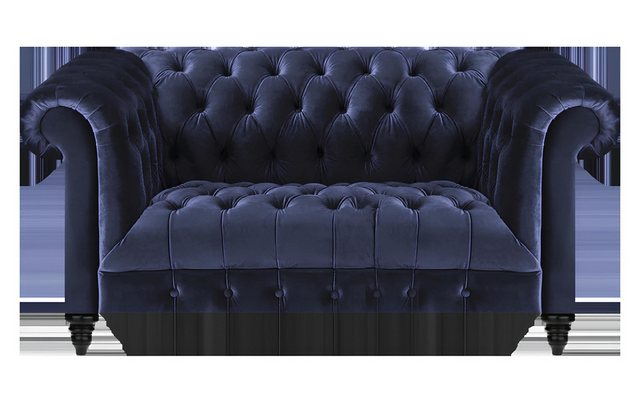 Xlmoebel Sofa Einrichtung Chesterfield Sofa in Blau für das Wohnzimmer - Zw günstig online kaufen