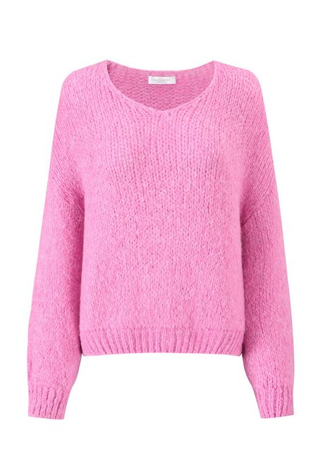 SASSYCLASSY Strickpullover Oversize Pullover Damen mit V-Ausschnitt Elegant günstig online kaufen