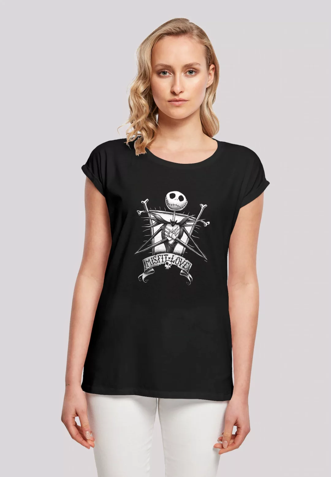 F4NT4STIC T-Shirt "Disney The Nightmare Before Christmas Jack Cracked Face" günstig online kaufen