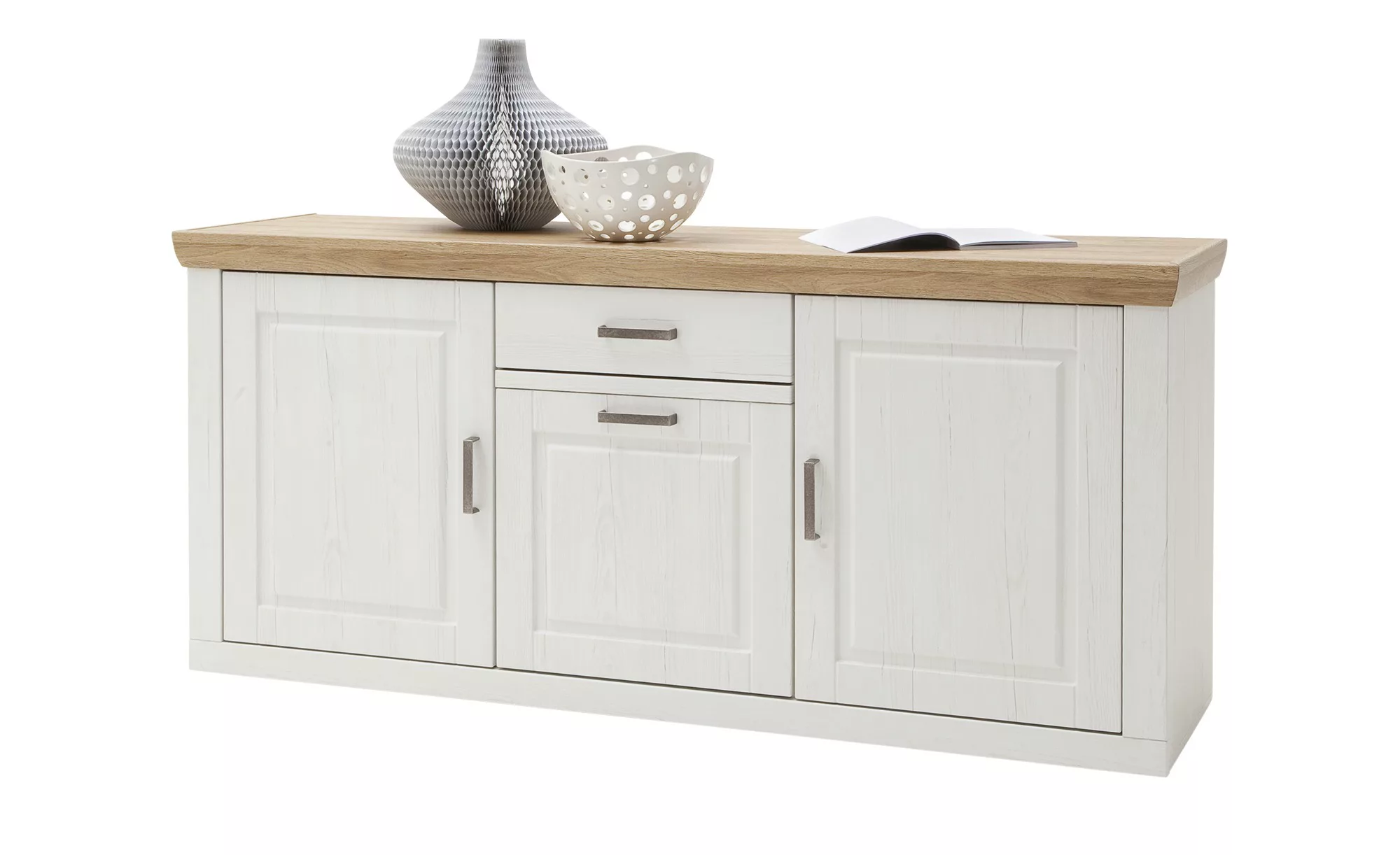 maison bleue Sideboard  Xanten ¦ weiß ¦ Maße (cm): B: 183 H: 85 T: 50 Kommo günstig online kaufen