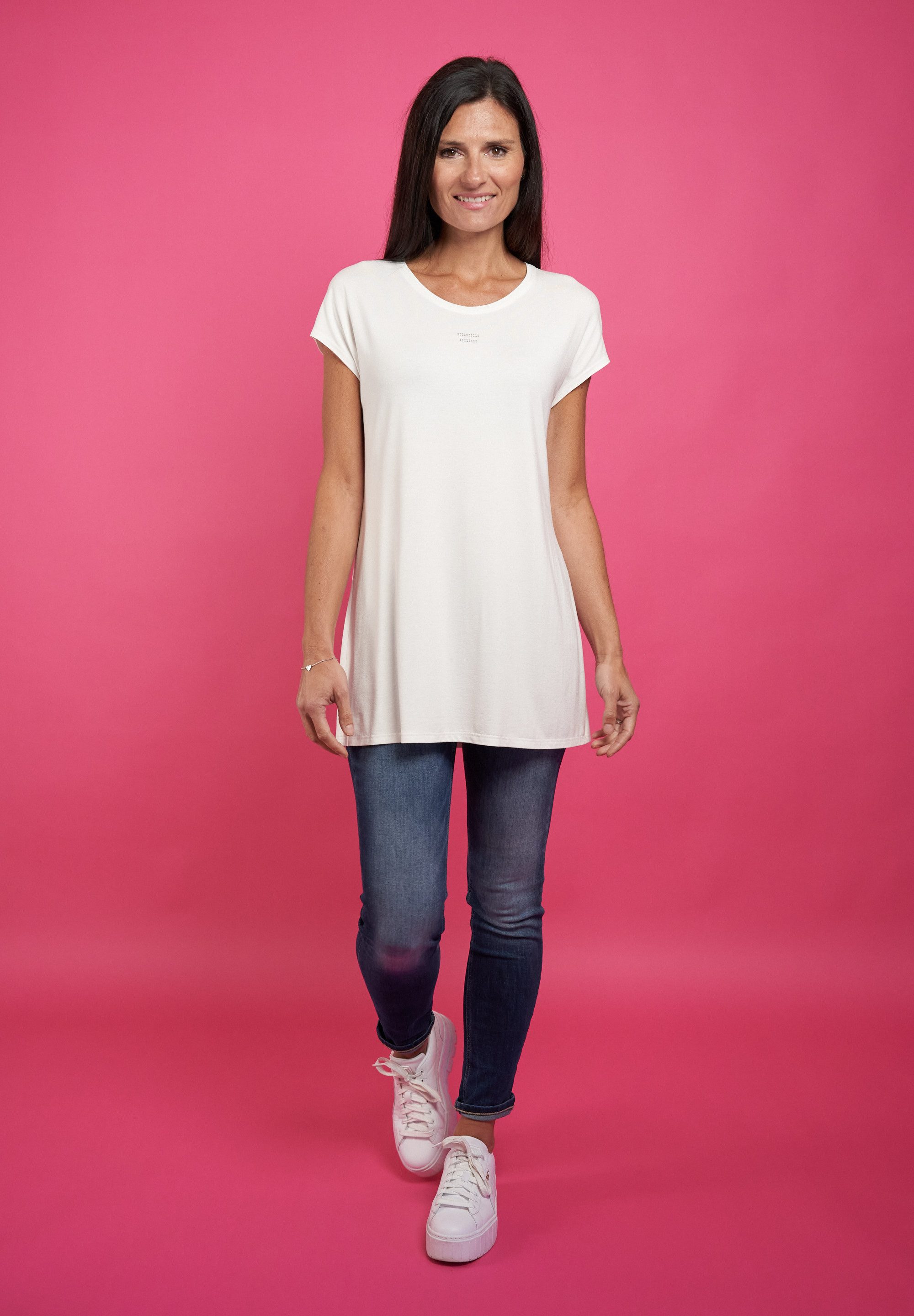 Seidel Moden T-Shirt mit überschnittenen Schultern, günstig online kaufen