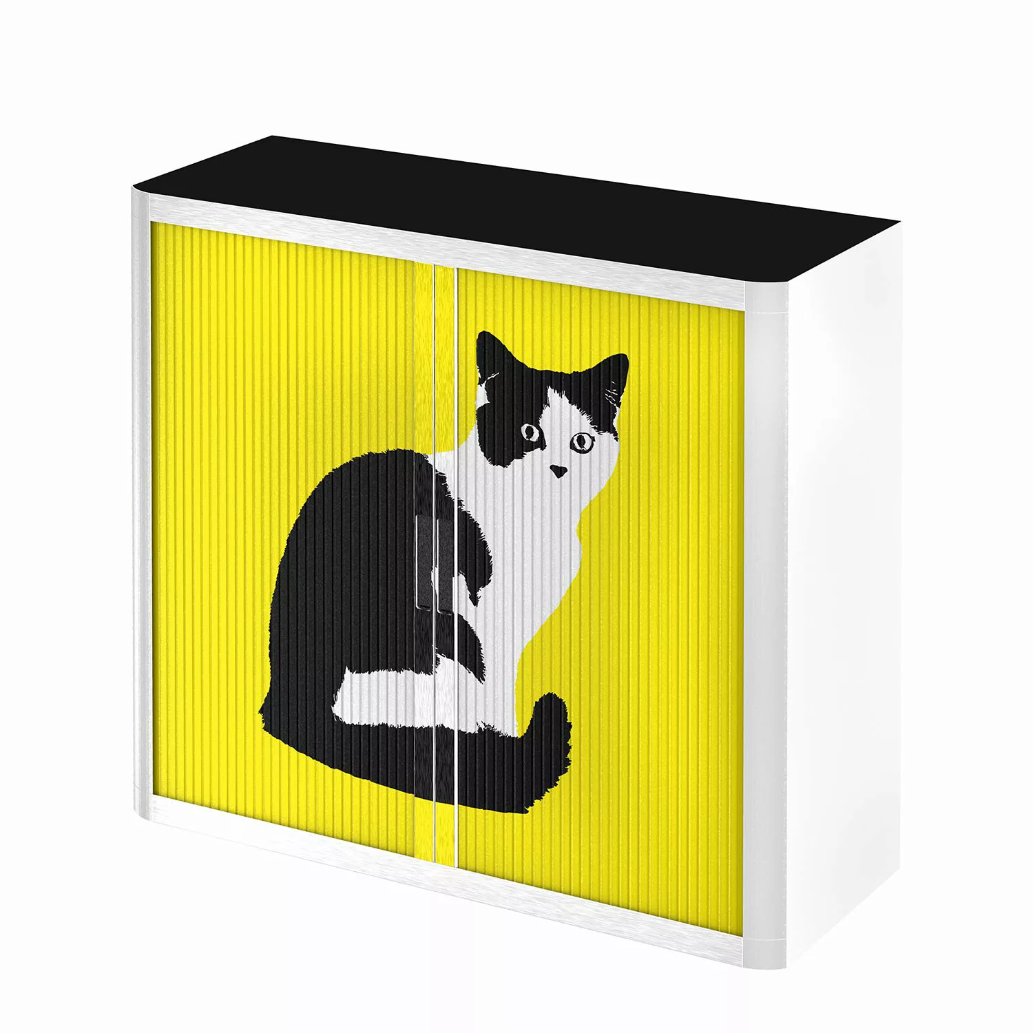 home24 Rollladenschrank easyOffice Pop Art Cat günstig online kaufen