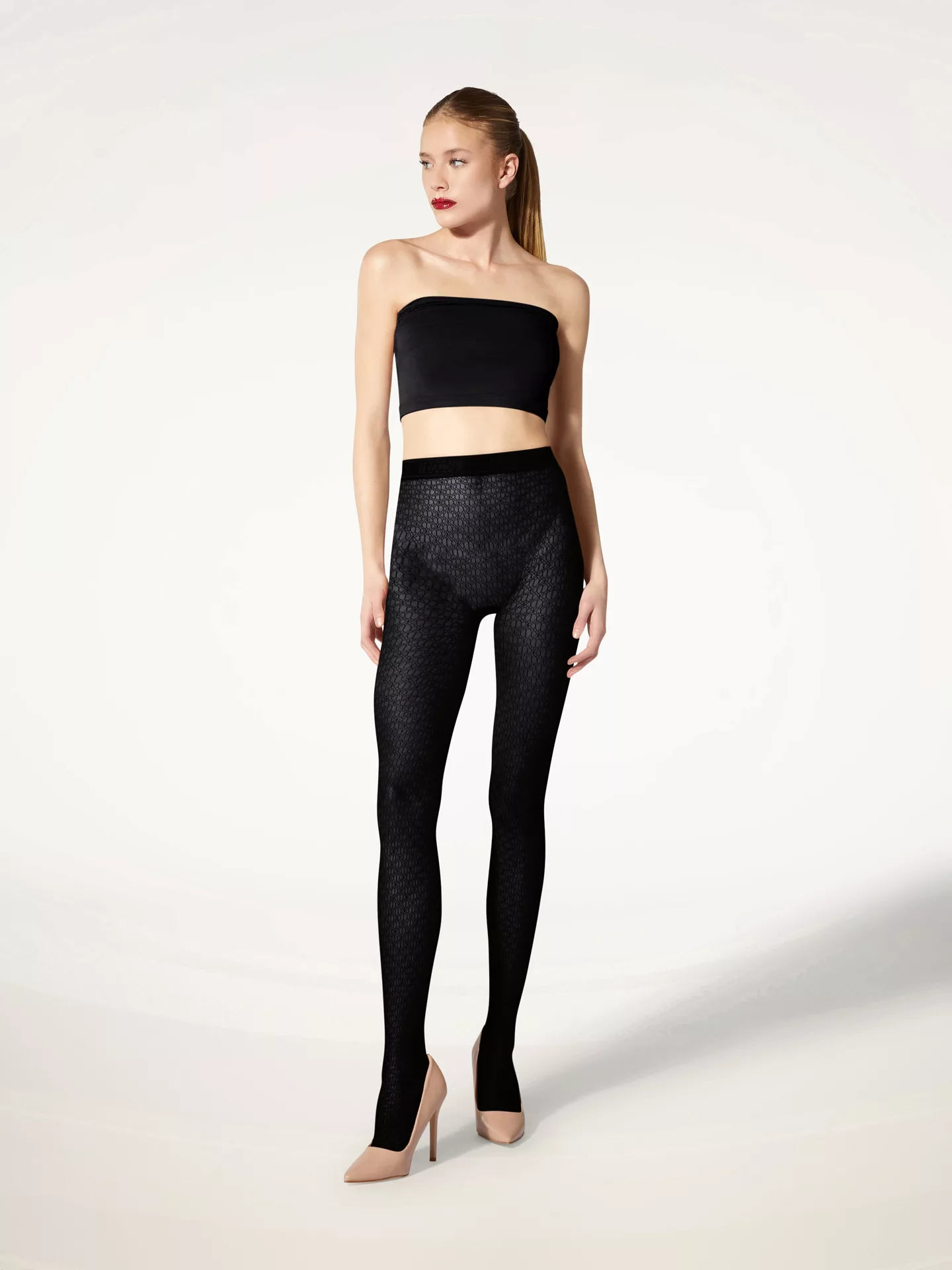 Wolford - Fine Net Tights, Frau, black, Größe: XS günstig online kaufen