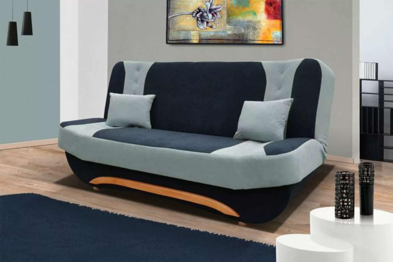 JVmoebel Sofa Couch Schlafsofa XXL Textil Big Sofa Couchen 3Sitzer, Made in günstig online kaufen