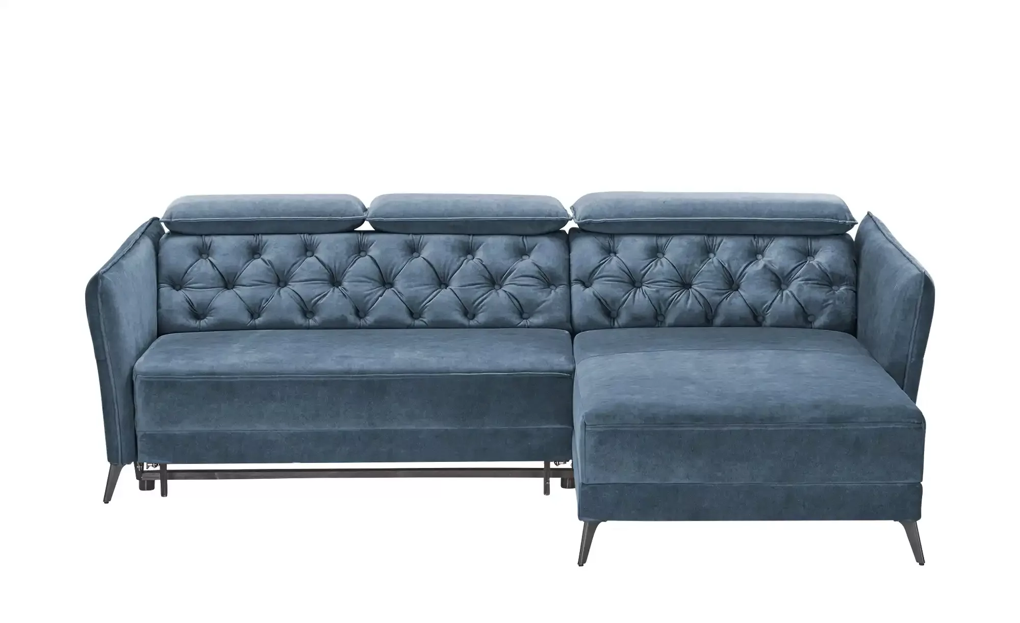 smart Ecksofa  Kavita  ¦ blau ¦ Maße (cm): B: 254 H: 85 T: 199.0 Polstermöb günstig online kaufen