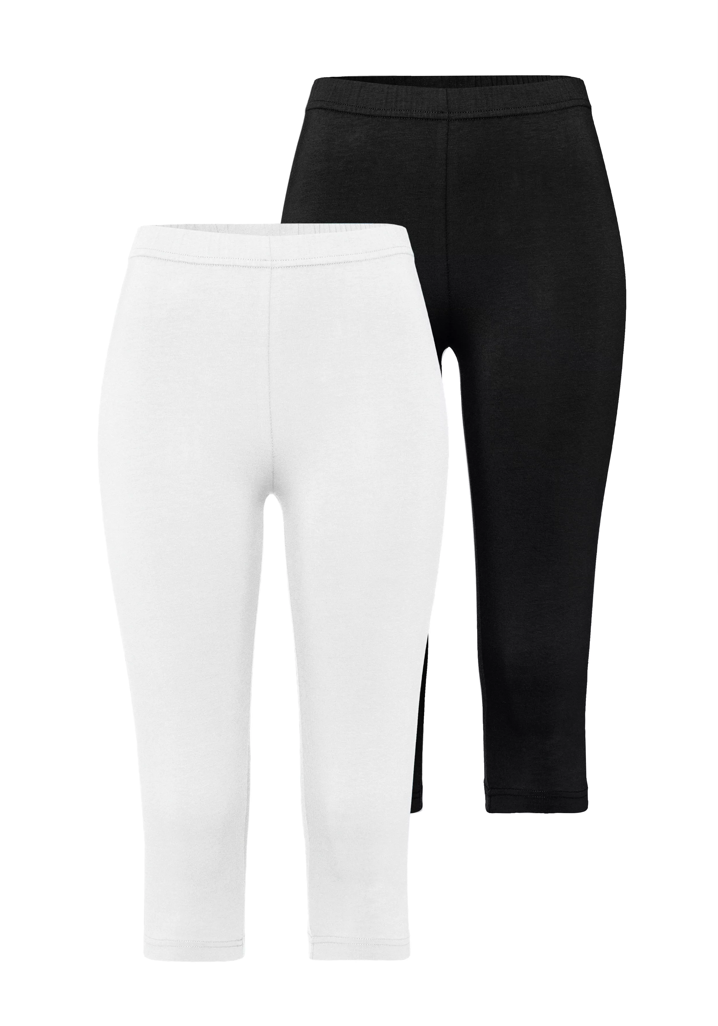 vivance active Caprileggings (2er-Pack) mit Gummibund, Loungewear günstig online kaufen